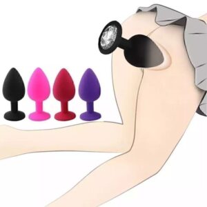 Plug-silicon negro-perla blanca
