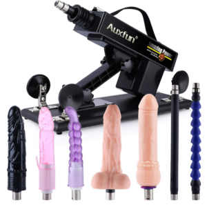 Máquina sexual automática AUXFUN con 7 accesorios