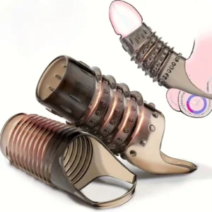 Extensor de Pene Texturizado TitanEdge™ – Rayas con Puntos o Líneas
