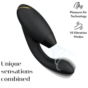 Succionador de Clítoris Premium con Vibrador Punto G – Éxtasis Air Duo