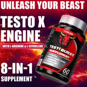Testo Burst 8 en 1 – Potenciador masculino en cápsulas|