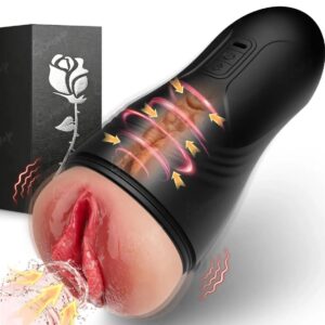 Masturbador Vibrador Realista – 10 Modos