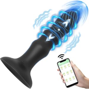 VORTEX APP – Vibrador Anal con Empuje y Control por App