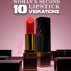 Vibrador Labial Tipo Lipstick LUXLIP 10 Modos