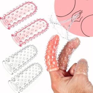 Dedal con textura estimuladora (pack 2)