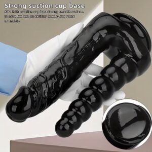 Doble Placer 2 en 1 – Dildo con Ventosa y Textura Realista