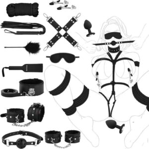 Kit BDSM 12 en 1 para juegos de pareja