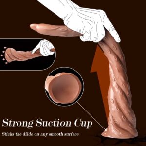 Dildo Fantasía Texturizado con Ventosa